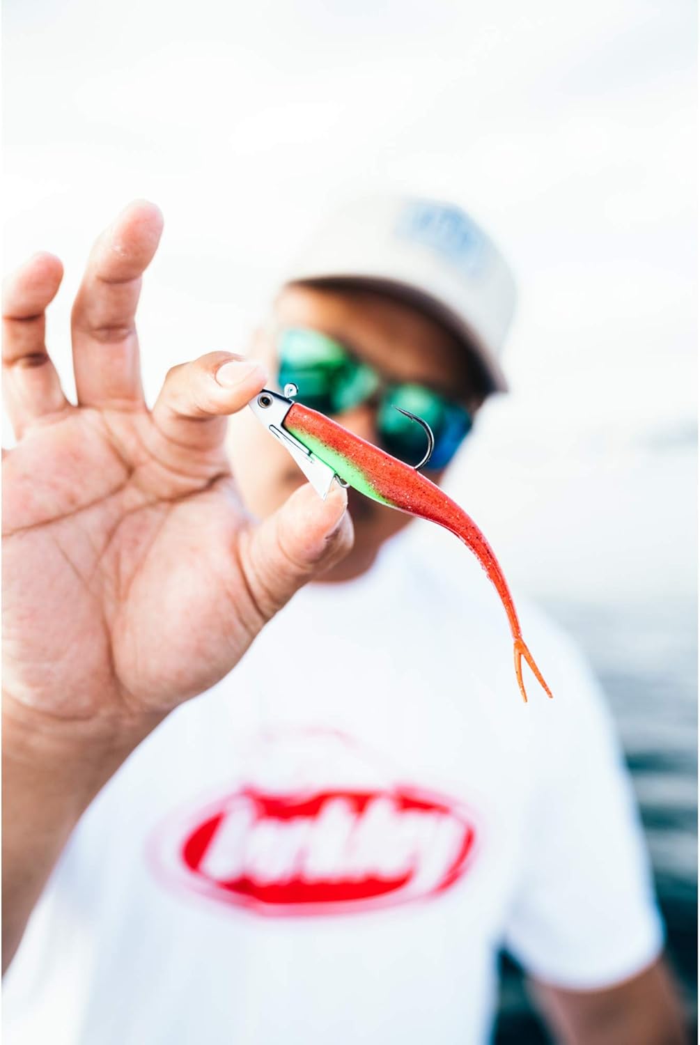 Berkley Gulp! Saltwater Jerk Shad,Pearl White,6in
