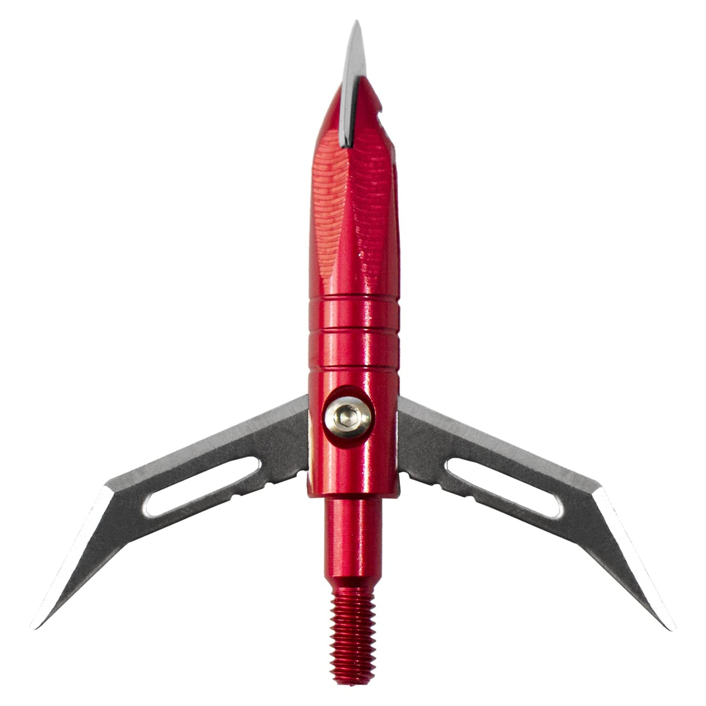 12pcs Hunting Broadheads 100 Grain Archery Broadheads New Stell Broadheads + 1 pcs Black Broadhead Case for Arrowheads