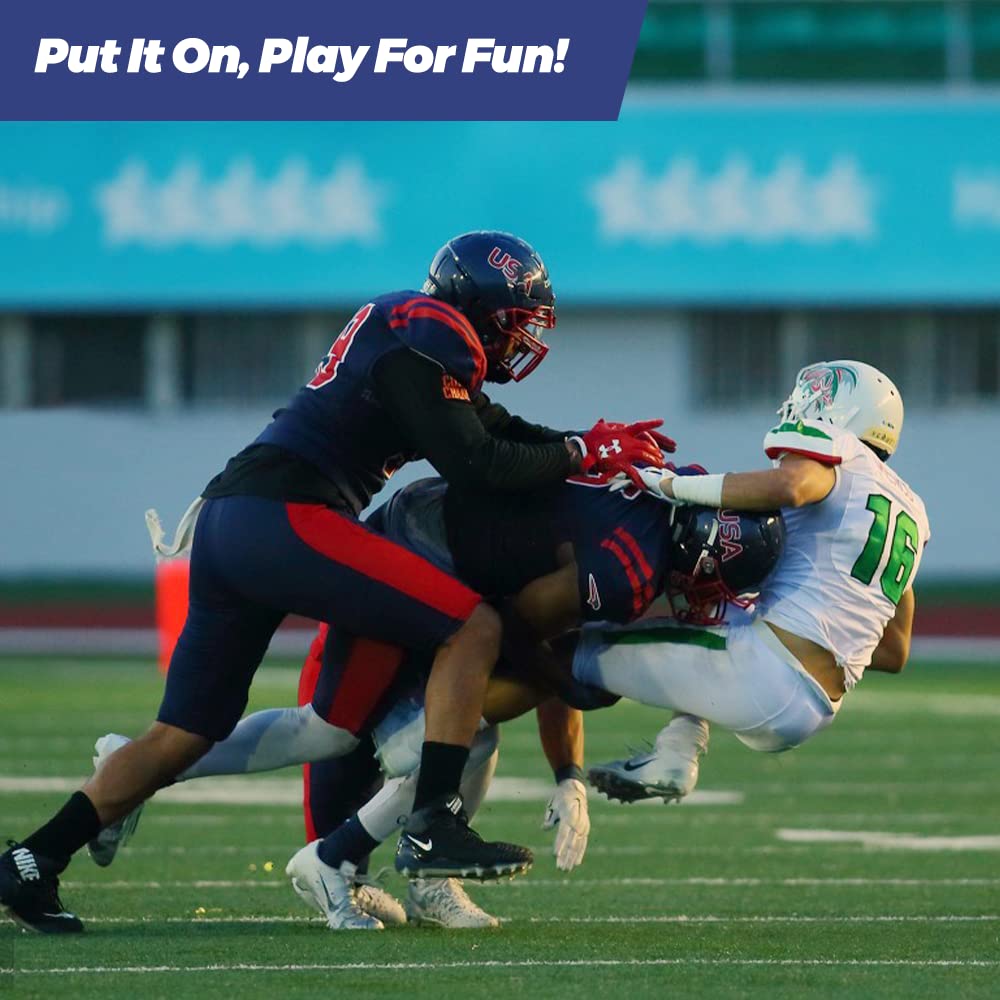 IRAMY Scrunch Long Football Socks Men Youth Boys 1 Pack Combed Cotton With Ankle Support Padded Knee High Socks Breathable White Sports Socks