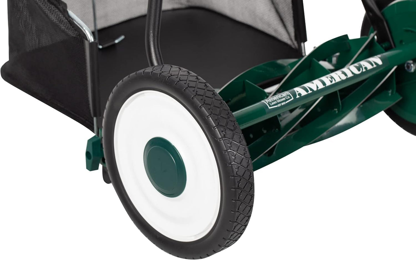 American Lawn Mower Company 1204-14 14-Inch 4-Blade Push Reel Lawn Mower, Red