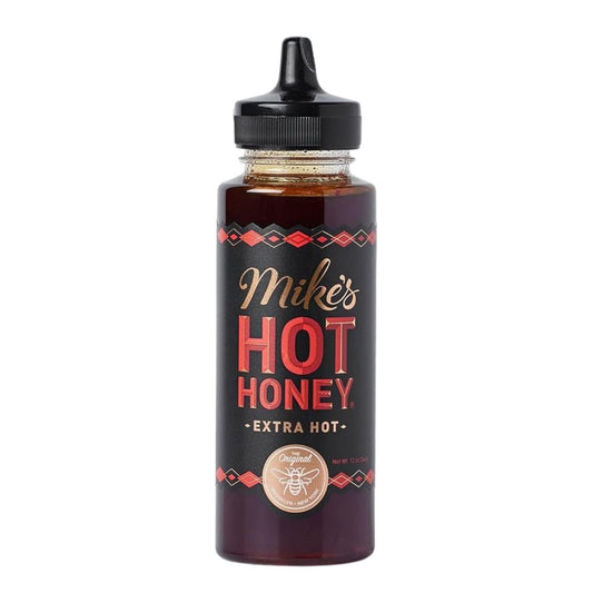 Mike's Hot Honey, Original & Extra Hot, America's #1 Spicy Honey with Chili Peppers, Gluten-Free, Paleo-Friendly, (10oz Bottle, 2 Pack)