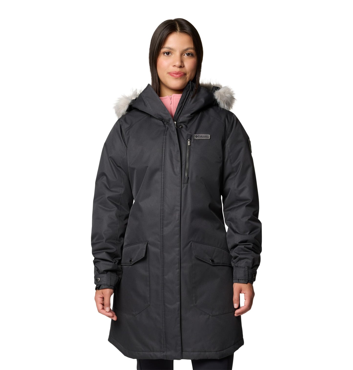 Columbia Women's Suttle Mountain Long Insulated Jacket, 2024 Black, Large