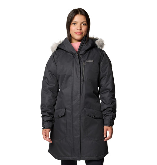 Columbia Women's Suttle Mountain Long Insulated Jacket, 2024 Black, Large