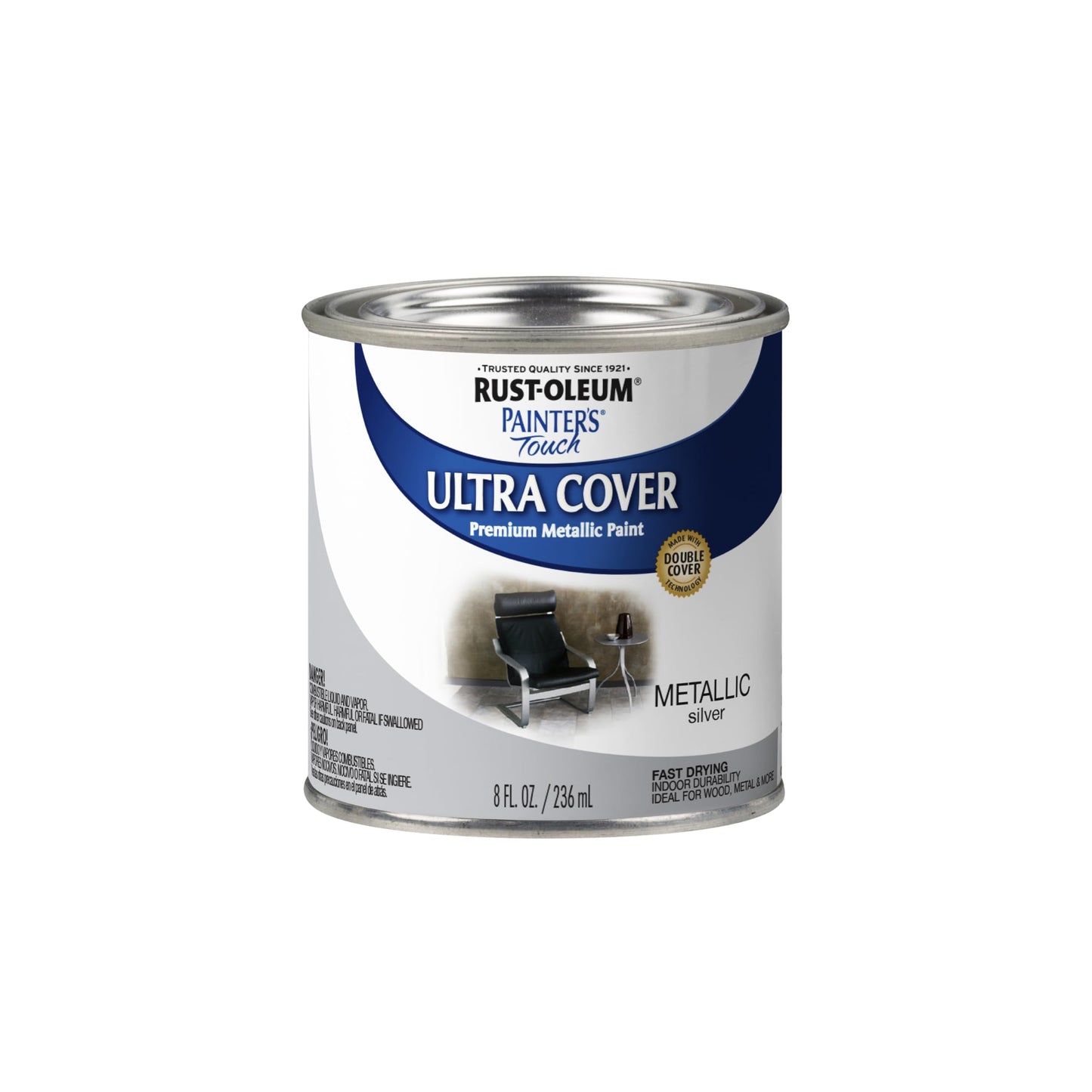 Rust-Oleum 1976502 Painter's Touch Latex Paint, Flat Black 32 Fl Oz, 1 Quarts, (Pack of 1)