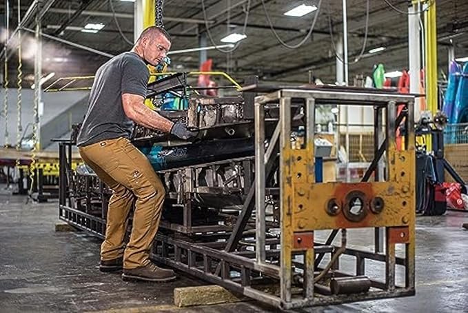 Dickies Men's Dri-Tech Original Moisture Control Crew Socks, Available in M-XXL (6, 12, 18 Pairs), Black Bright (6 Pairs), Large