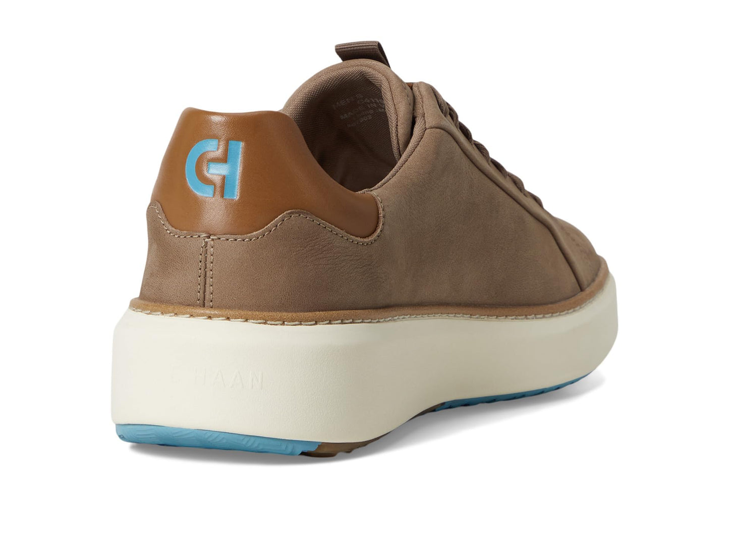 Cole Haan Men's Grandpro Topspin Golf Sneaker, IRSH COFF NBK/GLDN, 13 Wide