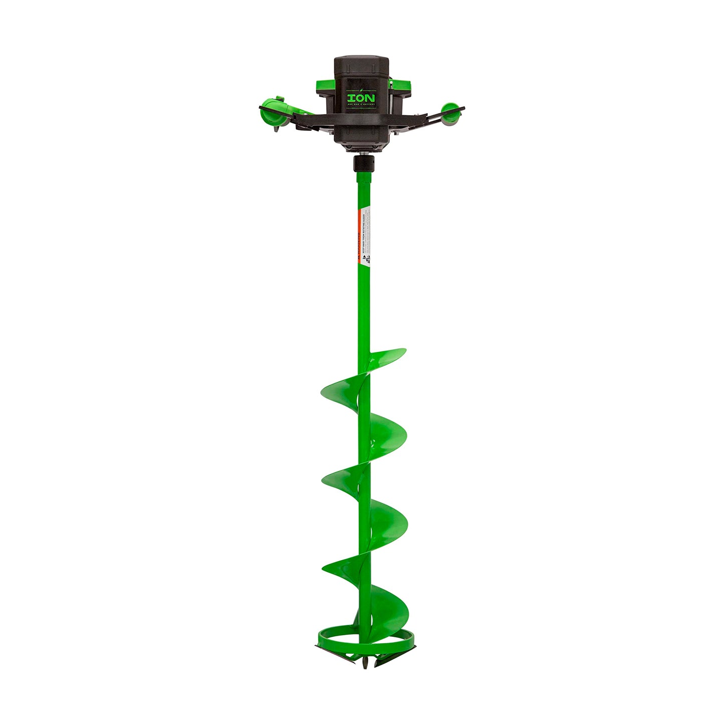 ION Alpha Electric Ice Fishing Auger, Gen 3, 40V Lithium-ion, Steel, Green