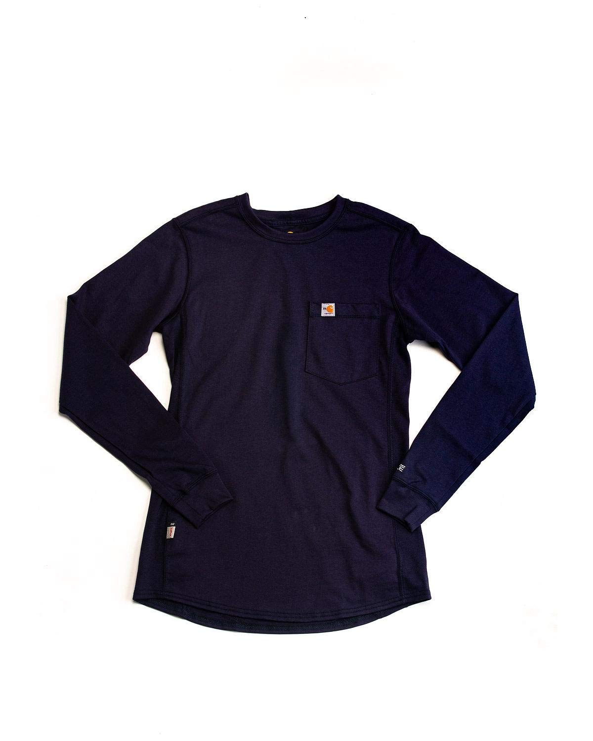 Carhartt Women's Flame Resistant Force Cotton Long Sleeve Crewneck T Shirt