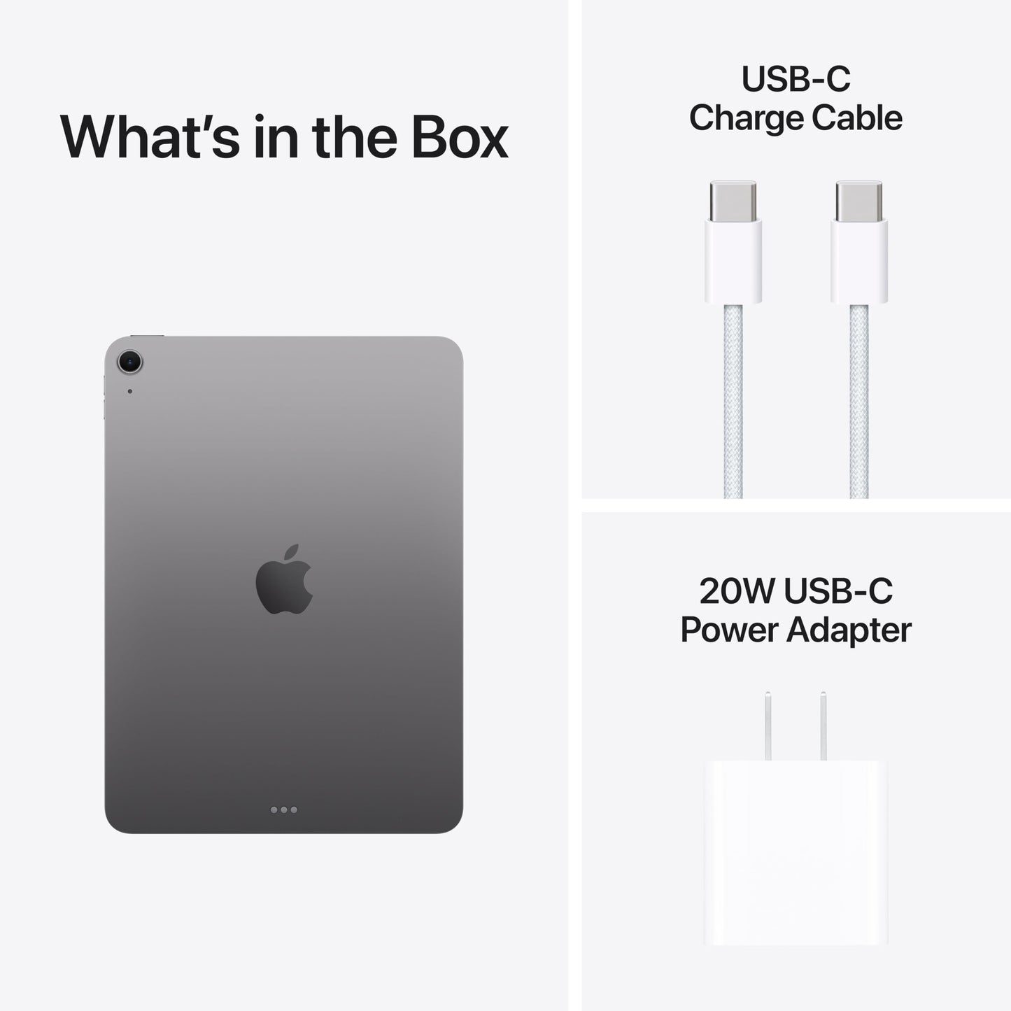 Apple iPad Air 11-inch with M3 chip Built for Apple Intelligence, Liquid Retina Display, 1TB, 12MP Front/Back Camera, Wi-Fi 6E, Touch ID, All-Day Battery Life — Space Gray