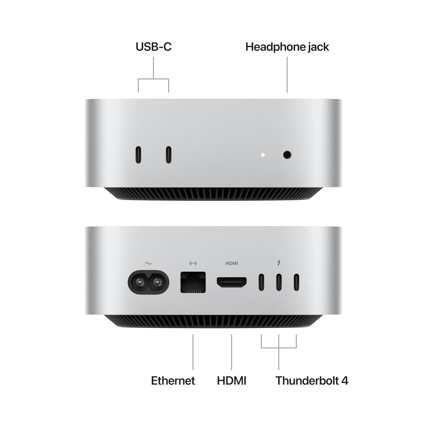 Apple 2024 Mac mini Desktop Computer with M4 chip with 10‑core CPU and 10‑core GPU: Built for Apple Intelligence, 24GB Unified Memory, 512GB SSD Storage, Gigabit Ethernet. Works with iPhone/iPad