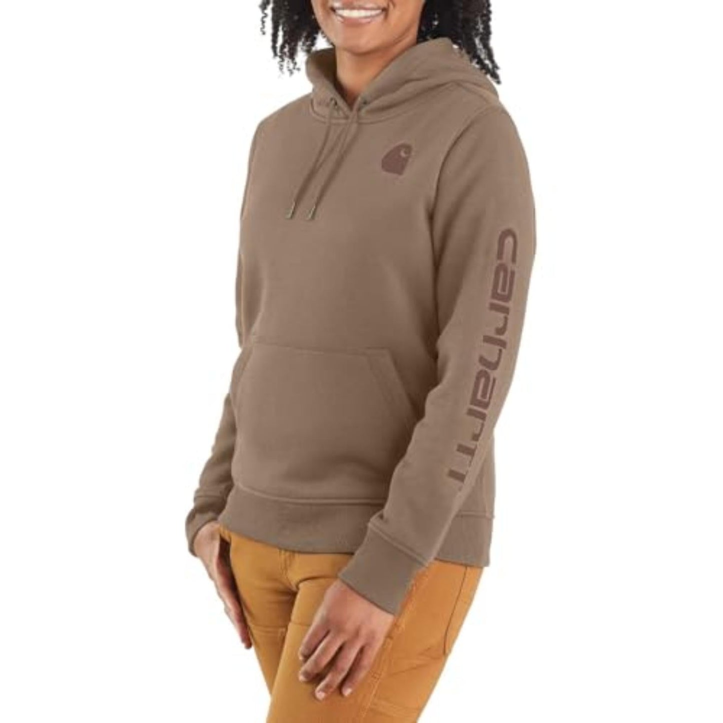 Carhartt Women's Clarksburg Graphic Sleeve Pullover Sweatshirt (Regular and Plus Sizes)