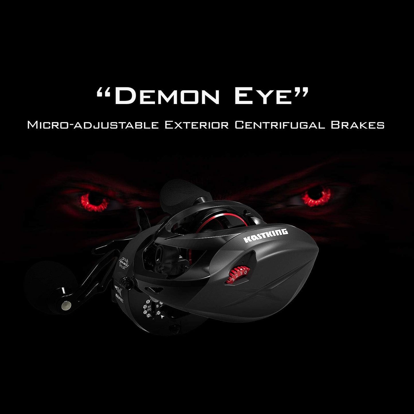 KastKing Speed Demon Elite Baitcasting Reels,10.5:1 Gear Ratio Fishing Reel,Left Handed Baitcaster