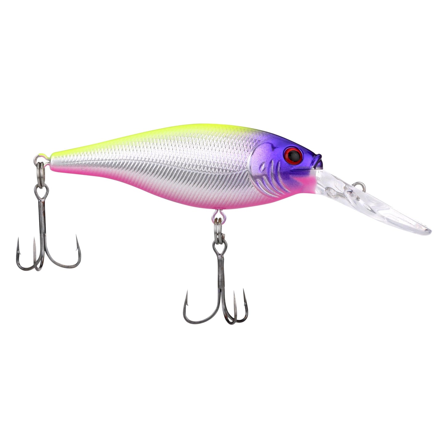 Berkley Flicker Shad Fishing Lure, Black Brass, 5/16 oz, 2 3/4in | 7cm Crankbaits, Size, Profile and Dive Depth Imitates Real Shad, Equipped with Fusion19 Hook
