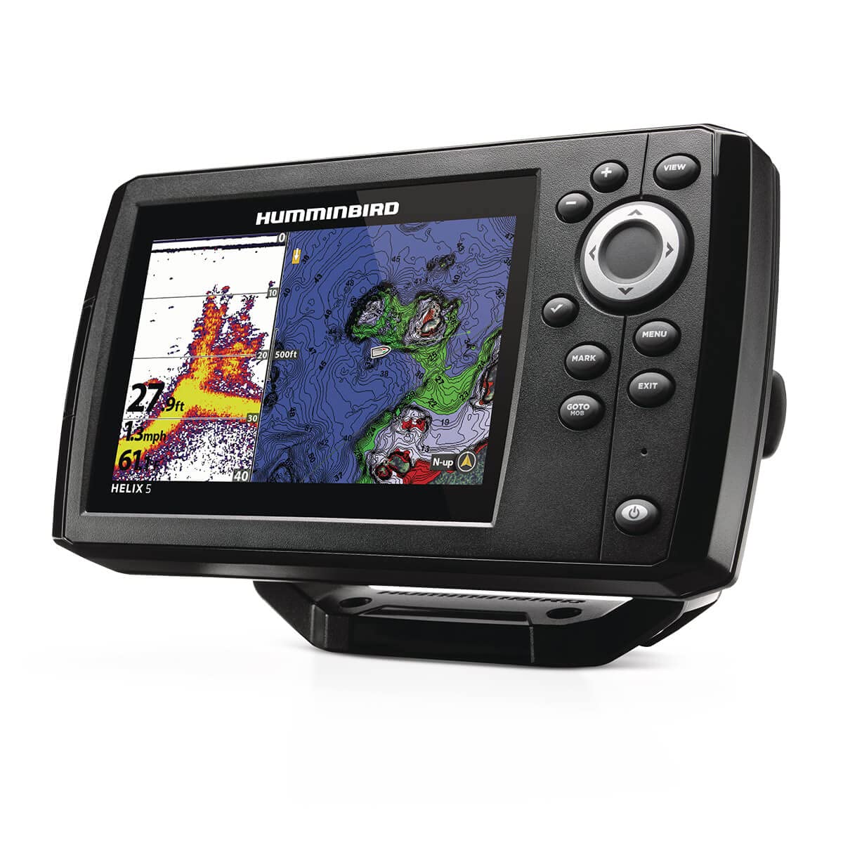 Humminbird Helix 5 G3 GPS Fish Finder with Transducer, Dual Spectrum Chirp Sonar & Portable Carrying Case