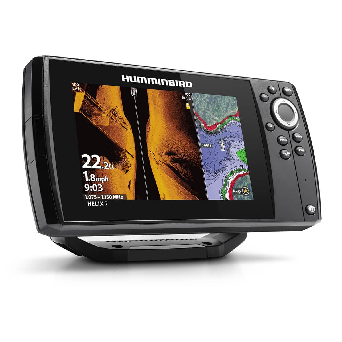 Humminbird Helix 7 G4 GPS Fish Finder with Transducer, MEGA Side Imaging