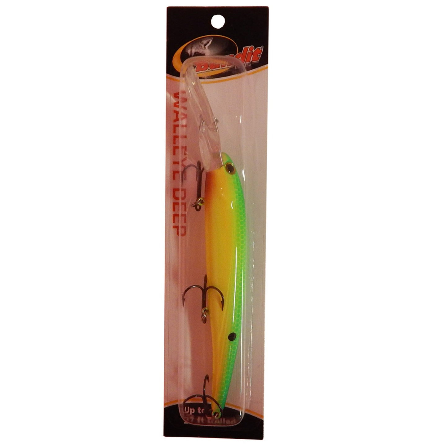 Bandit Lures 4 3/4-Inch Slender Minnow Jerkbait Trolls Up to 27 Feet Deep, Universal Color Patterns, 1 Piece