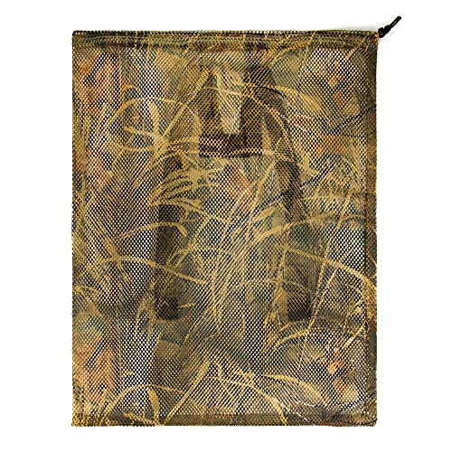 GUGULUZA Mesh Decoy Bags, Green/Camo Duck Decoy Bag for Goose/Turkey/Waterfowl/Pigeon, Light Weight Carrying Storage Backpack for Hunting