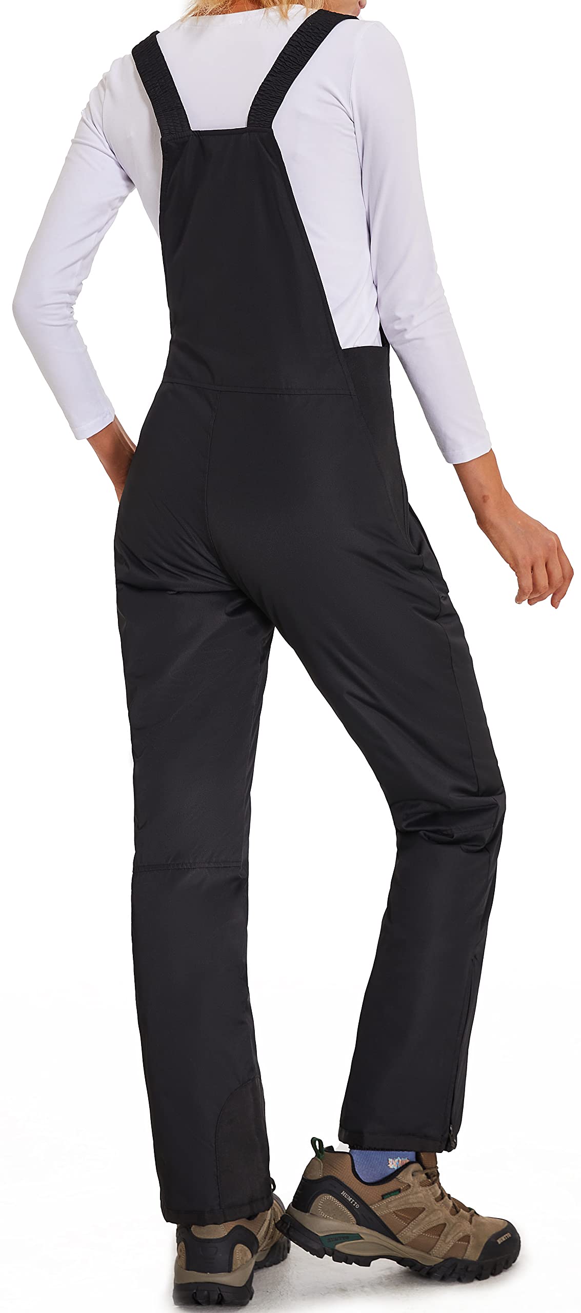 BenBoy Women's Snow Bibs Ski Waterproof Windproof Insulated Overalls Ripstop Snowboard Pants Winter