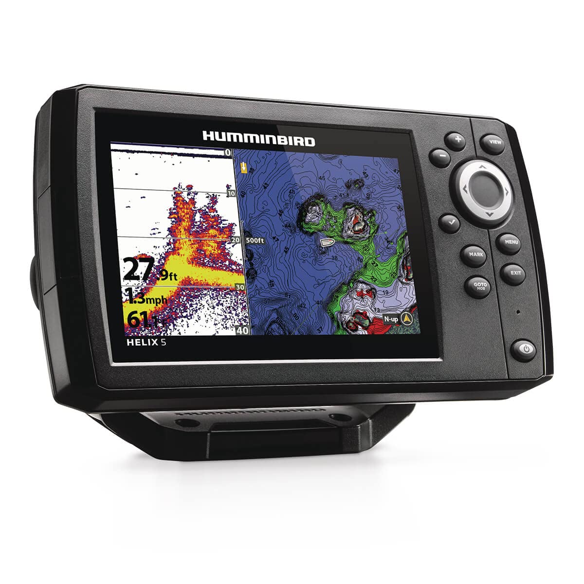 Humminbird Helix 5 G3 GPS Fish Finder with Transducer, Dual Spectrum Chirp Sonar & Portable Carrying Case