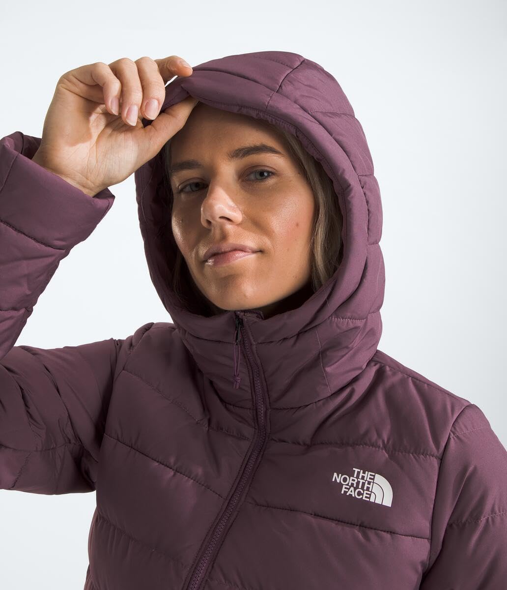 THE NORTH FACE Women's Aconcagua 3 Hooded Jacket | Insulated, Wind & Water Resistant, Attached 3 Piece Hood With Cinch Cord