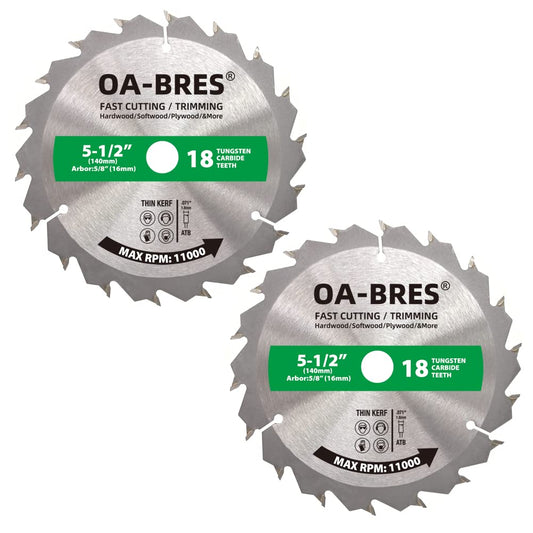 3Pack Combo 7-1/4 Inch Circular Saw Blades with 5/8" Arbor, TCT ATB 24T Framing, 40T Crosscutting, 60T Finish Saw Blade for Various Wood Cutting