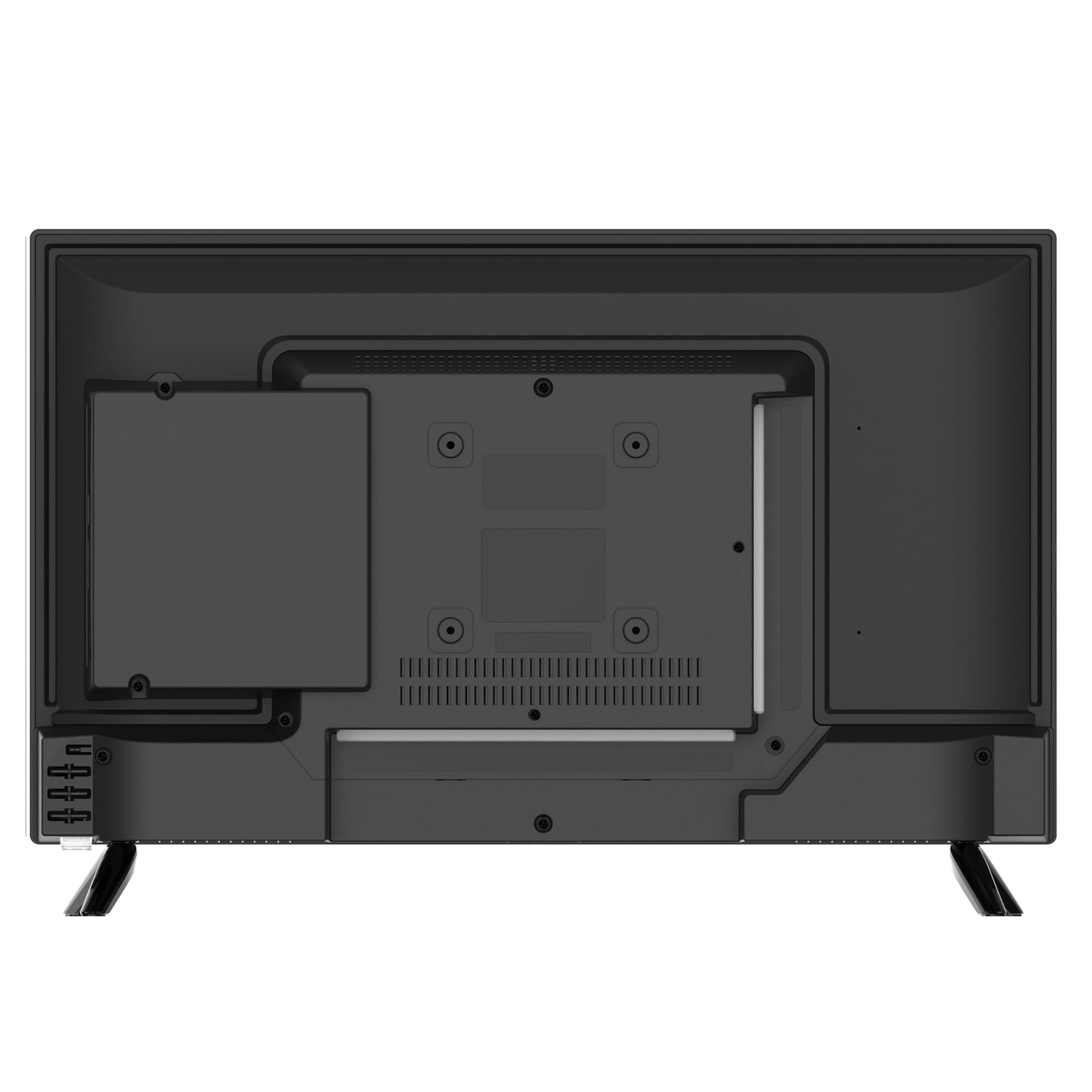 Supersonic SC-2426SDVD 24-inch LED Smart HDTV w/DVD Player, ATSC & NTSC System, 3X HDMI, 1080p, WiFi, USB, Multi Language OSD, AC/DC Compatible for Home, Kitchen, or RV Camper, DC Car Cord Included