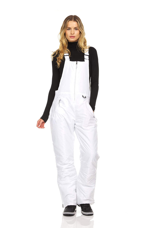 Arctic Quest Womens Ski Snow Bibs Pants Insulated Water Resistant Overalls Snowboarding Winter Waterproof Pants Women