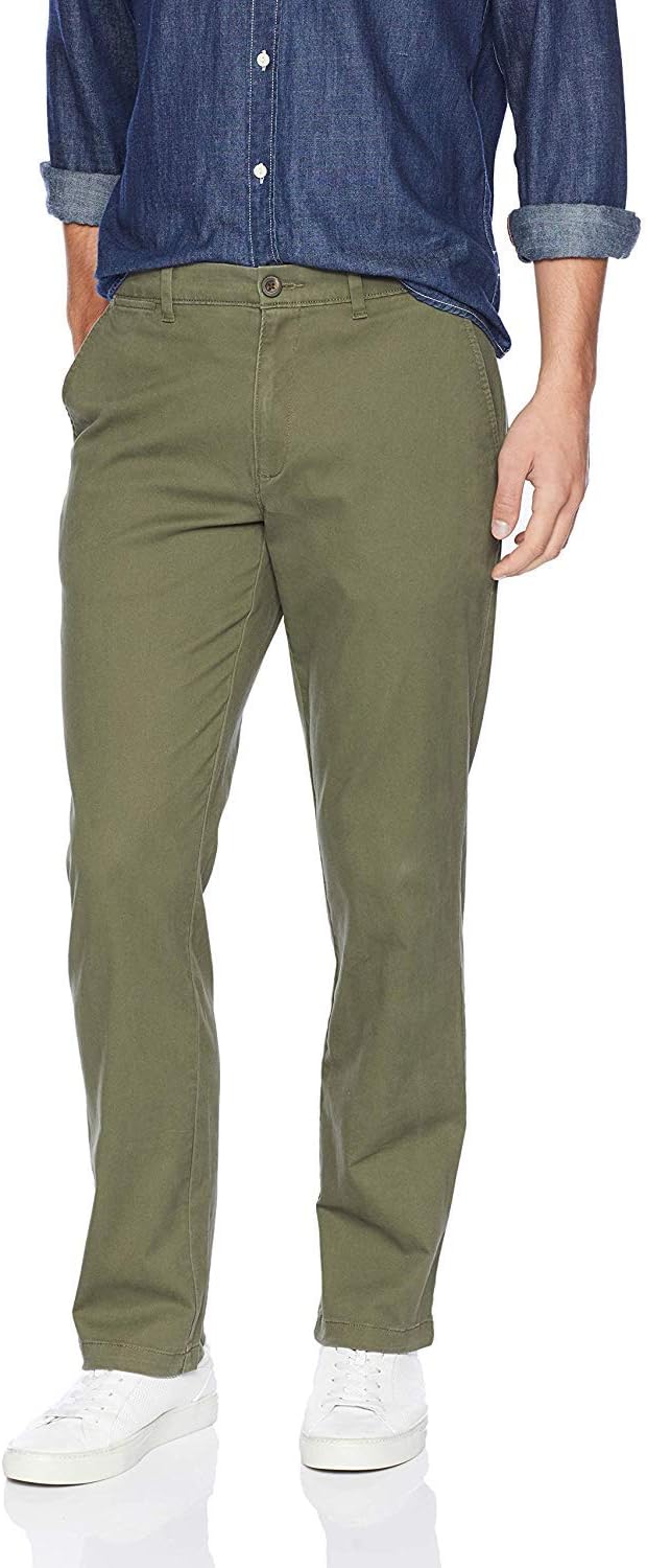 Amazon Essentials Men's Straight-Fit Casual Stretch Chino Pant