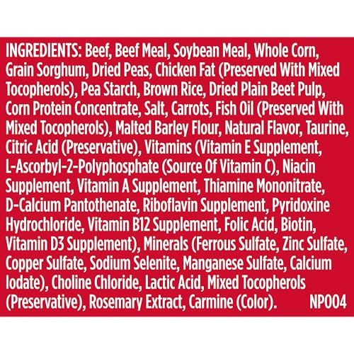 Nutrish Dry Dog Food, Real Beef, Pea & Brown Rice Recipe Whole Health Blend for Adult Dogs, 40 lb. Bag, Packaging May Vary (Rachael Ray)