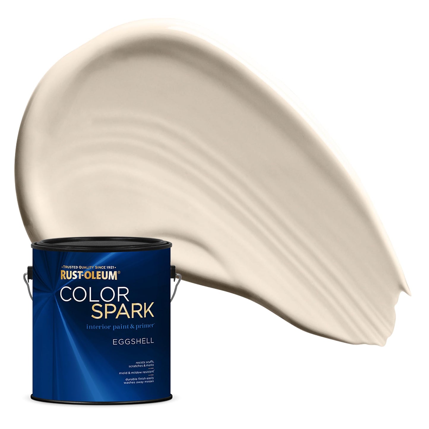Rust-Oleum Color Spark Interior Paint and Primer in One, Eggshell, Bit of Barley, 1 Gallon