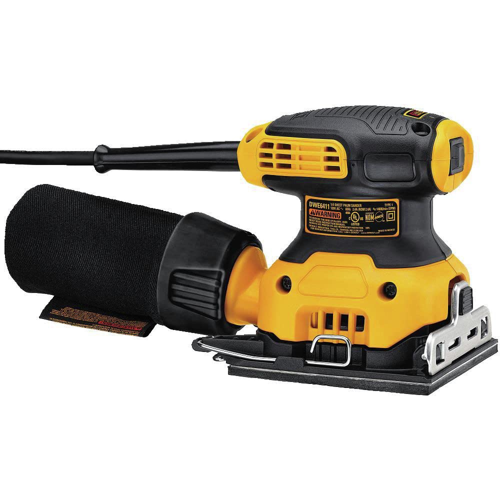 DEWALT Electric Sander, 1/4-Inch Sheet, 14,000 OPM (DWE6411)