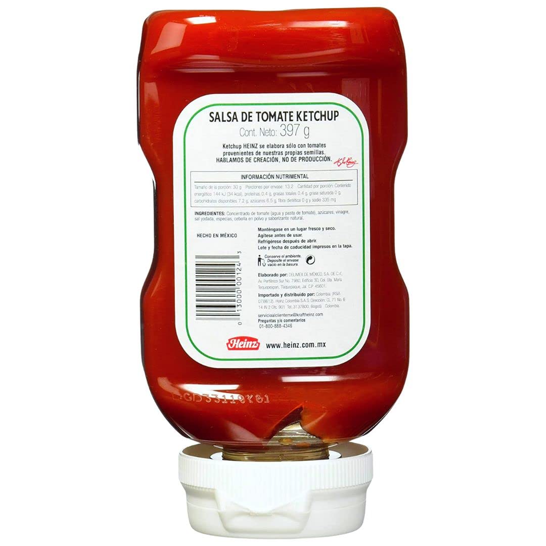 Heinz Ketchup Forever Full Inverted Bottle (20 oz, Pack of 12)