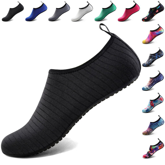 Water Shoes for Women Men Vacation Essentials Travel Beach Fashion Wear Accessories Must Haves Beach Fashion Wear Kayak Necessities Trip Boat Fish Item Swim Socks Adult Youth Size 7-8 Women/6-7 Men