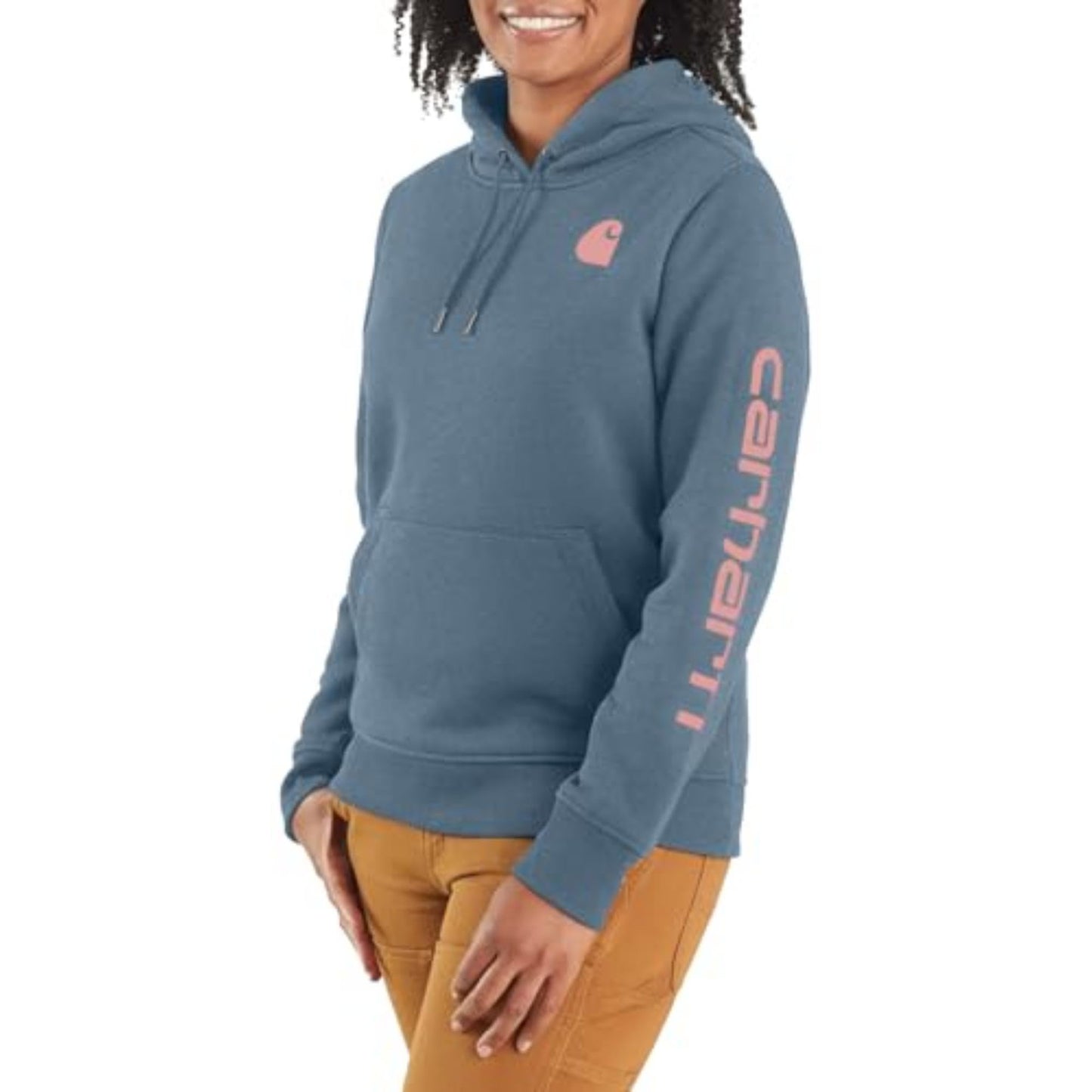 Carhartt Women's Clarksburg Graphic Sleeve Pullover Sweatshirt (Regular and Plus Sizes)