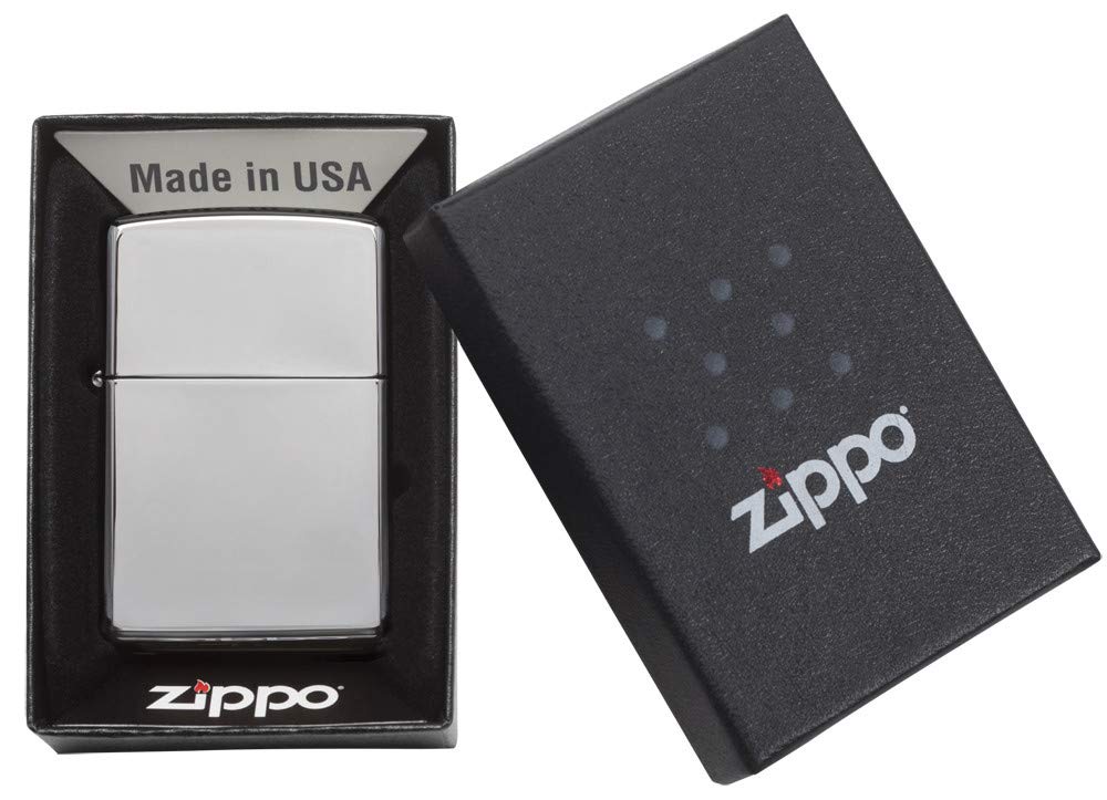 Zippo 200 Classic Brushed Chrome Pocket Lighter