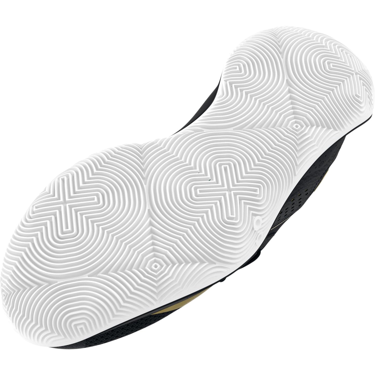 Under Armour Unisex Jet '23, (001) Black/Metallic Gold/Metallic Gold, 9, US