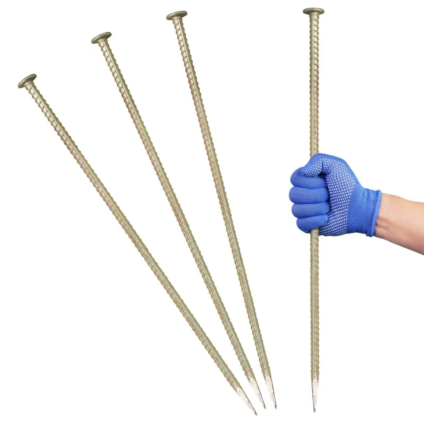 rebar tent stakes 23-Inch Long Rebar Stakes