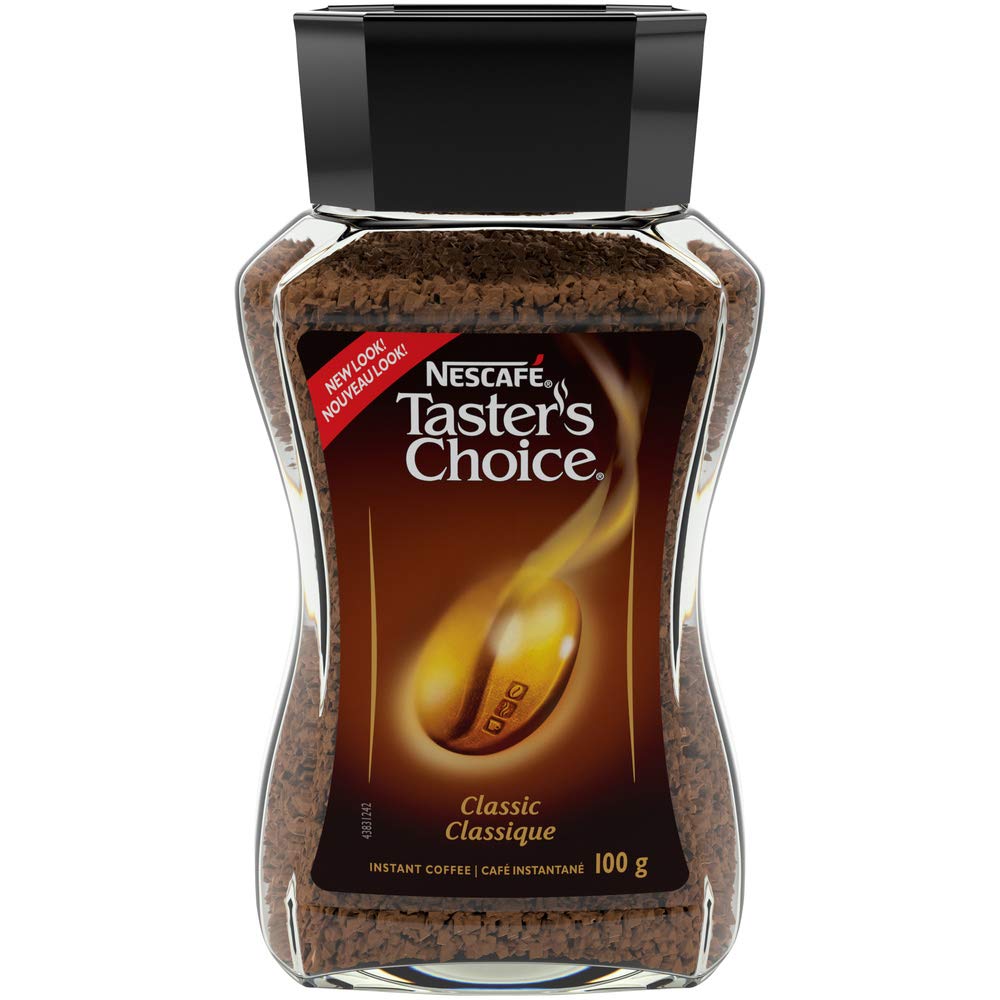NESCAFÉ Taster's Choice Instant Coffee Light Medium Roast, House Blend, 2 Jars (7 Oz Each)