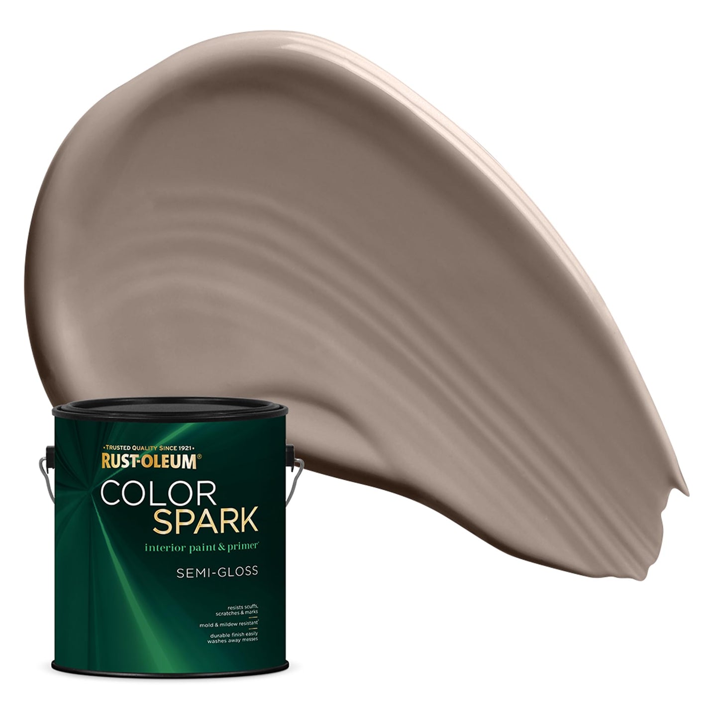 Rust-Oleum Color Spark Interior Paint and Primer in One, Eggshell, Bit of Barley, 1 Gallon
