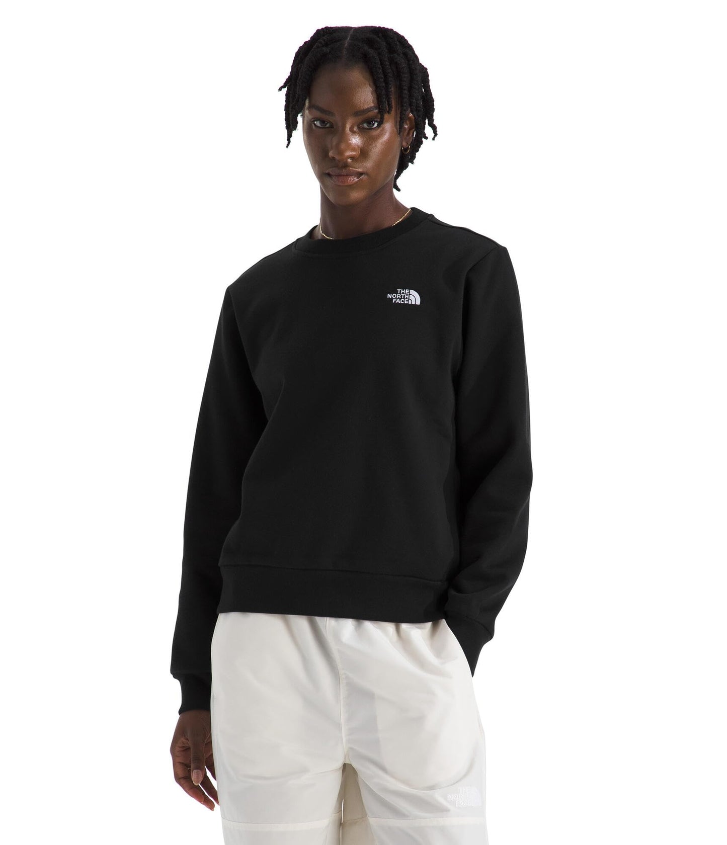 THE NORTH FACE Women's Evolution Simple Dome Crew | Ribbed Collar & Hem, Classic Logo