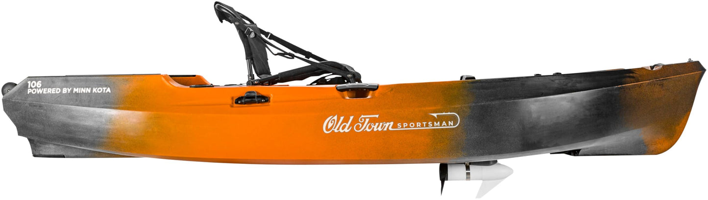 Old Town Sportsman 106 Powered by Minn Kota Motorized Fishing Kayak (Ember Camo)