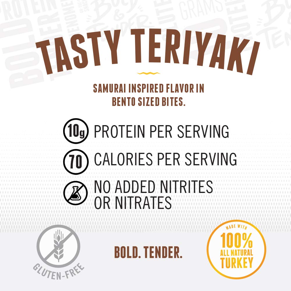 Perky Jerky Turkey Jerky Variety, 2.2 oz (Pack of 5) - Low Sodium - 7-10g Protein per Serving - Low Fat - 100% U.S. Sourced - Non-GMO