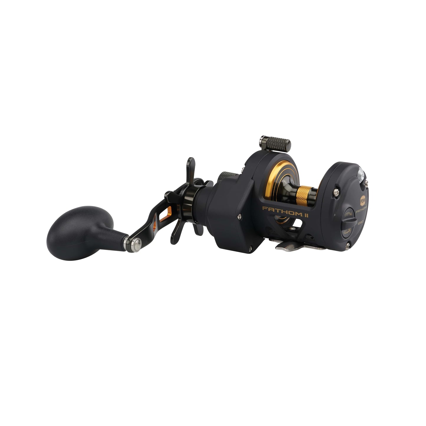 PENN Fathom II Star Drag Conventional Fishing Reel, Black Gold, 25N