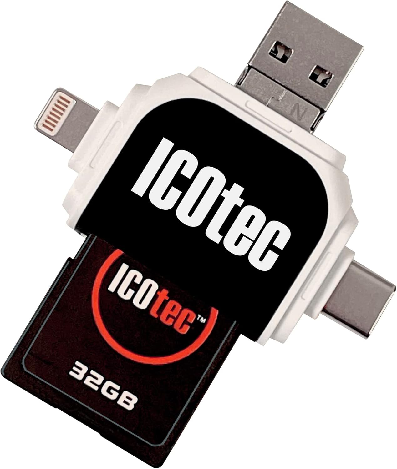 Icotec Night Stalker+ Game Call Bundle - Includes A Remote Holder, SD Card Reader, C4 Lithium Battery