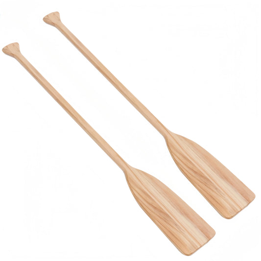 48 Inch Canoe Paddles, Pine Wood, Suitable for Kayaking/Fishing/Rowing/DIY Home Decoration Gifts （2 Pcs ） (48Inch)