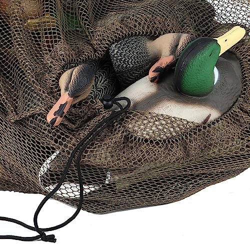 Duck Decoy Bag 30"x32" Mesh Decoy Bag for Goose, Turkey Waterfowl, Light Weight with Adjustable Comfort Shoulder Straps