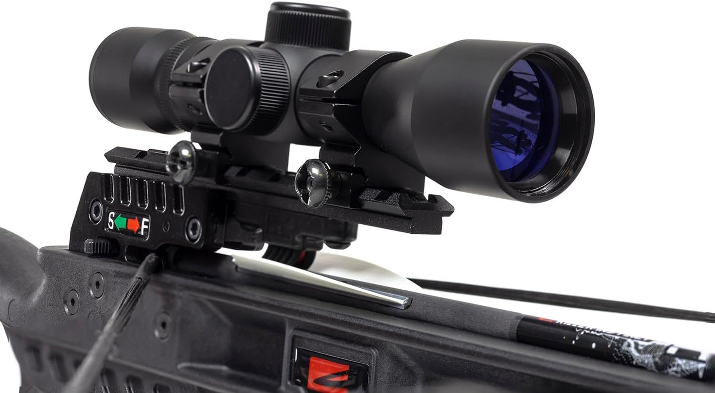 Killer Instinct Rush™ 400 Crossbow PRO Package with Crank Cocker. 400 FPS Ready to Hunt Crossbow Package