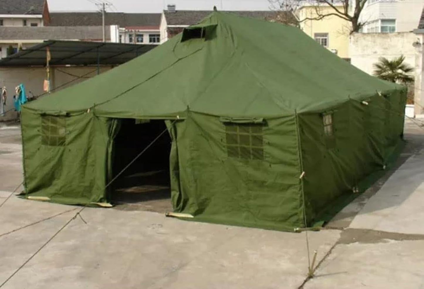 Four Season Outdoor Polyester Canvas Steel Army Military Camping Tent