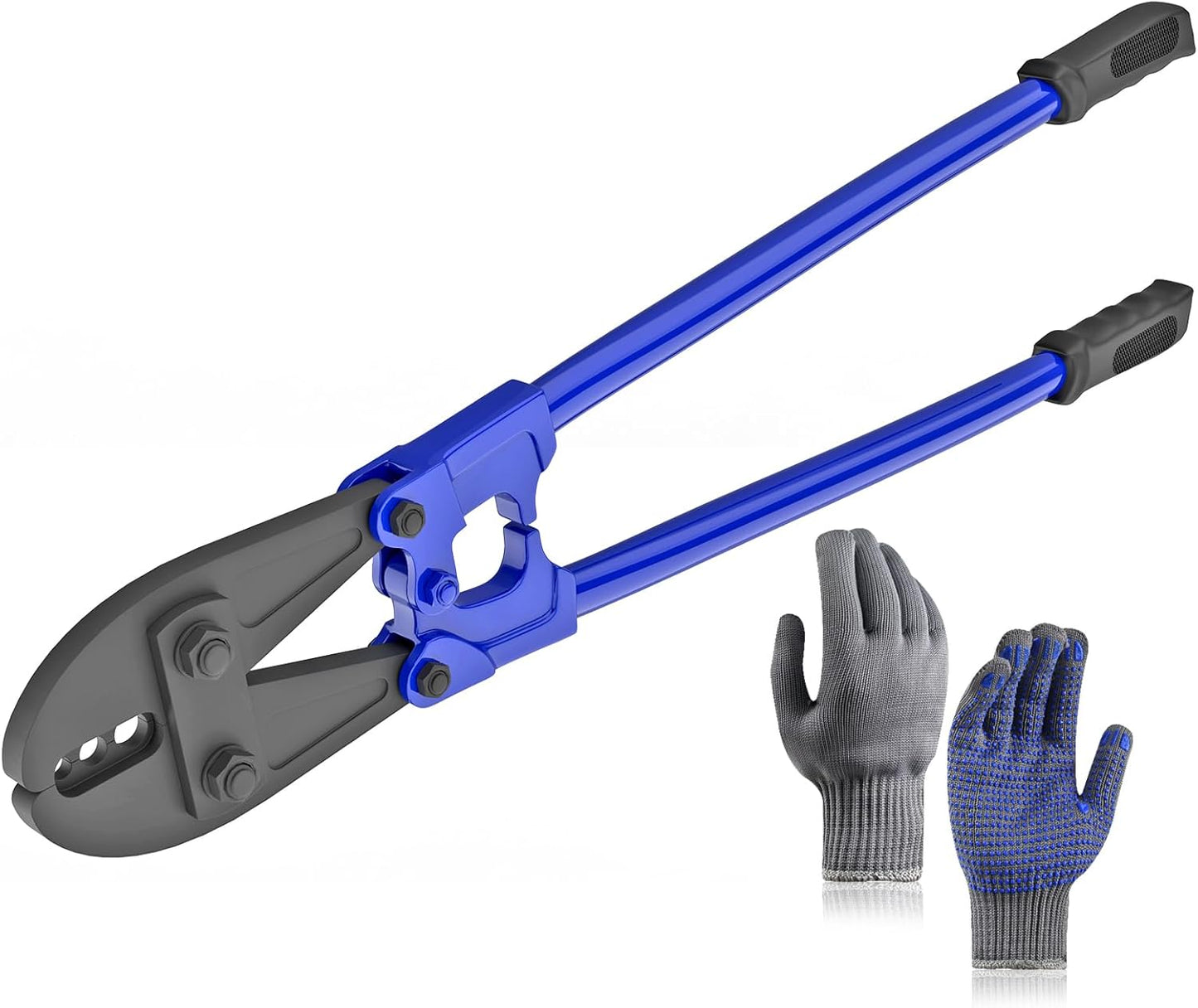 31.8 Inch Hand Swaging Tool, Wire Rope Crimping Tool for 5/32",1/4",5/16" Wires, Heavy Duty Swager Crimper w/Ergonomic Handle Design, for Copper Aluminum Oval Sleeves and Stop Sleeves