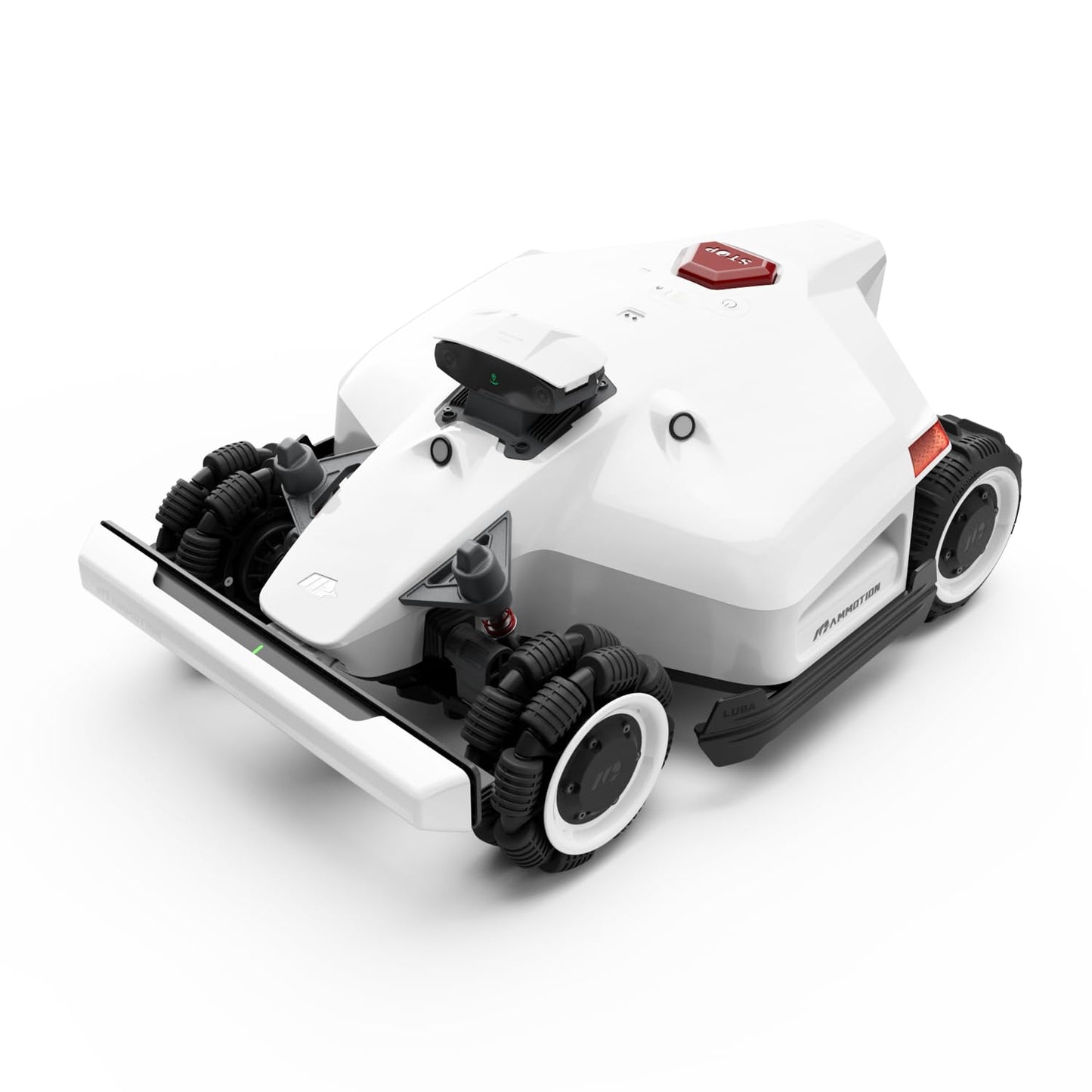 LUBA Mini AWD 800H Robot Lawn Mower with 4G, Reception 0.2 Acre, Max. 0.25 Acre, All-Wheel-Drive for 80% Slope, UltraSense AI Vision+RTK Auto-Mapping, Cutting Height 2.2"-4.0"